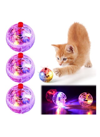 Cat Toy Ghost Hunting Motion Balls 3 Pieces: Cat Ball with LED Light, Flashing Cat Ball Movement Balls Pet Toy Interactive Cat Ball Toy Paranormal Equipment - pzsku/Z1993A9D978B61B9DFE4DZ/45/_/1728896560/65cae238-86ef-44ff-b554-79e851e83334