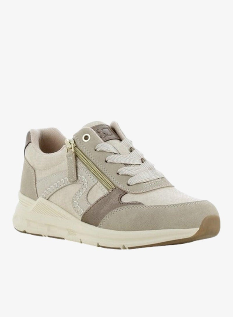 SJ Women's Panelled Lace-Up Sneakers - Image 1