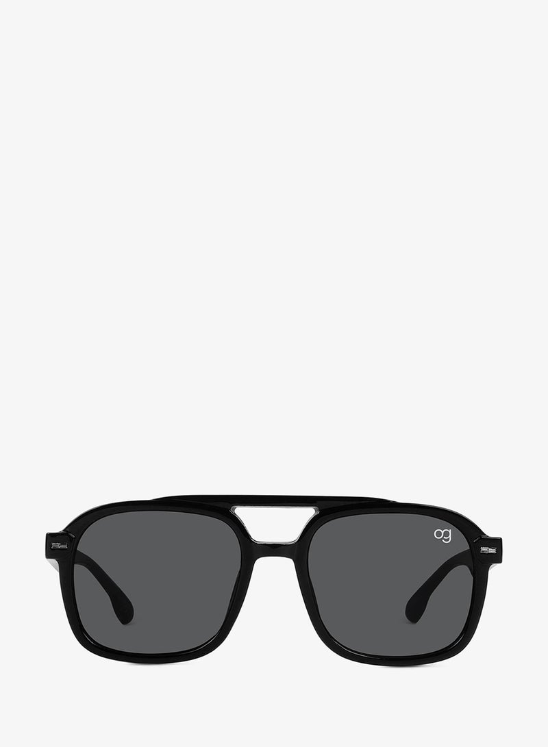 Woggles Designer Black Square Sunglasses| Men &Women| 100% Uv Protection - Image 4