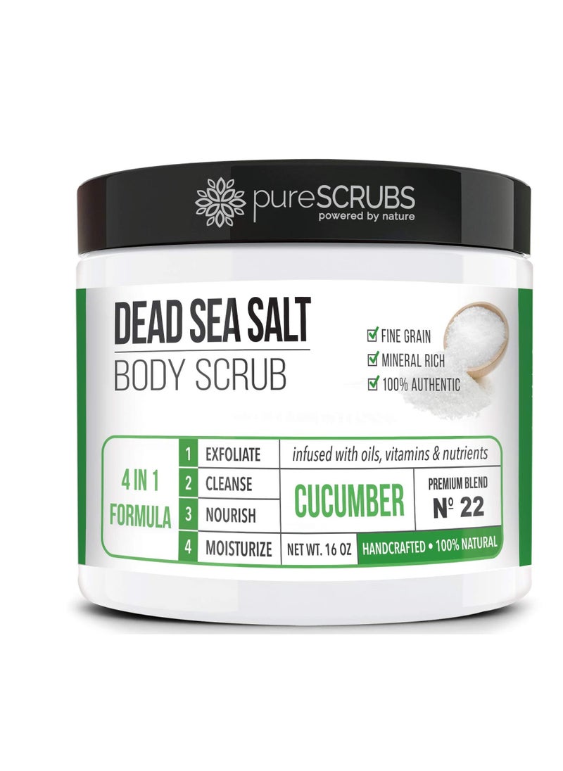 pureSCRUBS - pureSCRUBS Lavender Dead Sea Salt Scrub + Cucumber Body Scrub - Image 1