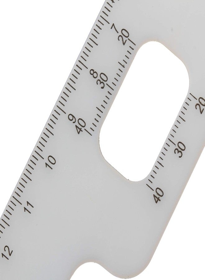Mxfans Plastic Pupil Distance Meter Optical PD Ruler Eye Ophthalmic Tool Pack of 5 - Image 4