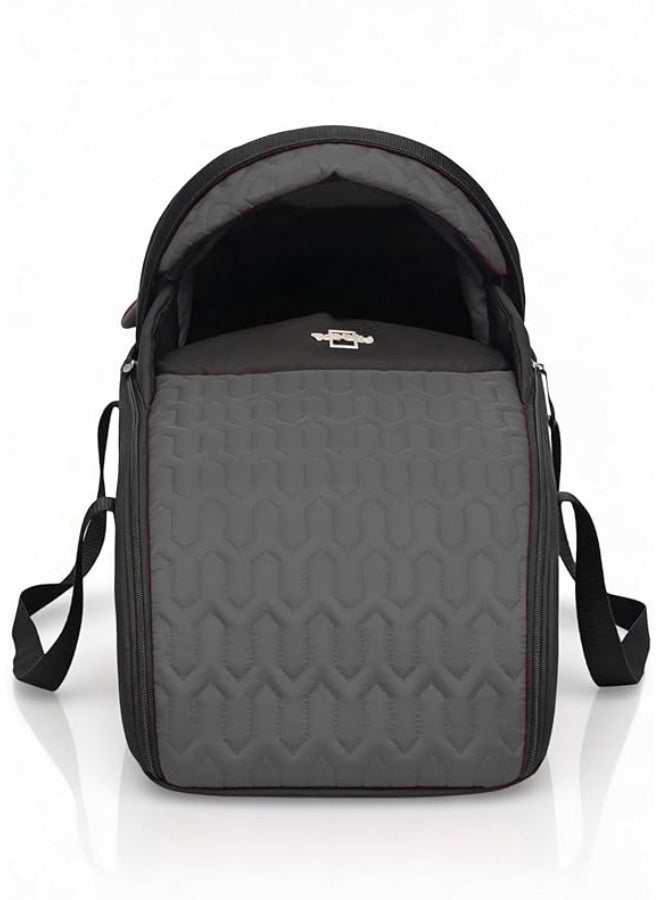 Petit Bebe Allure Baby Carrycot, Greyِ - Image 4