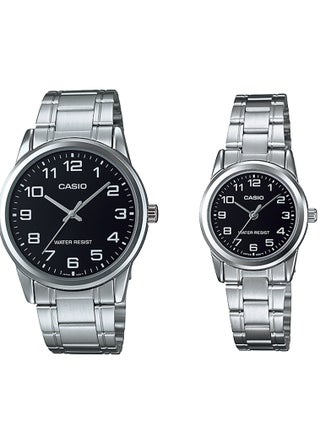 Casio Stainless steel Black Dial Couple Watch MTP/LTP-V001D-1BUDF - pzsku/Z19940E5FD012C6F5D053Z/45/1746196431/77374eda-f686-45da-942c-39dc4a94170f