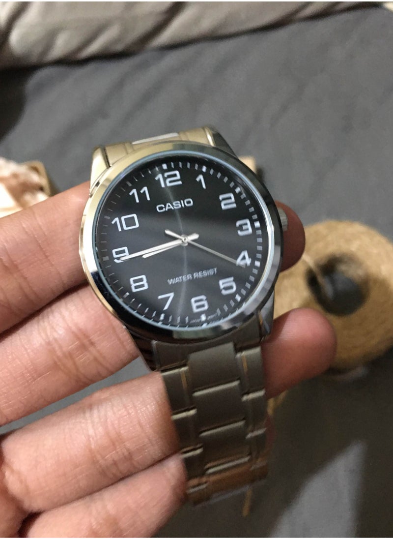 CASIO Casio Stainless steel Black Dial Couple Watch MTP/LTP-V001D-1BUDF  - Image 4