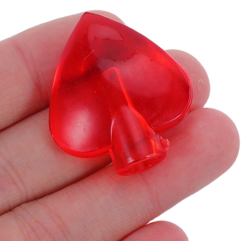 50PCS Heart Lamp Bead Covers for String Lights - Mini Lampshade Decorative Bulb Shade Fit 5mm - Ideal for Party Wedding Holiday Birthday - Image 2
