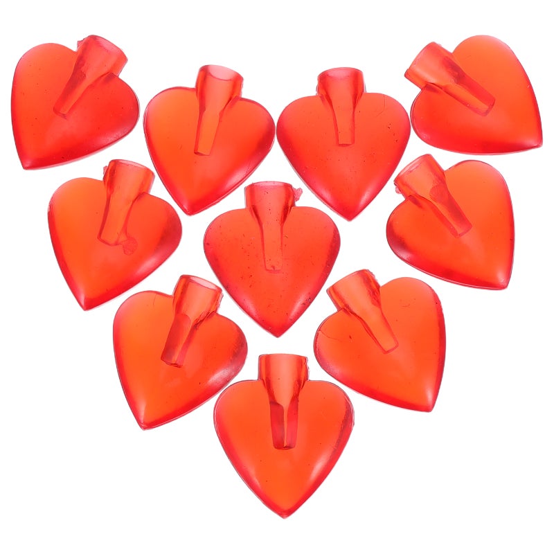 50PCS Heart Lamp Bead Covers for String Lights - Mini Lampshade Decorative Bulb Shade Fit 5mm - Ideal for Party Wedding Holiday Birthday - Image 3