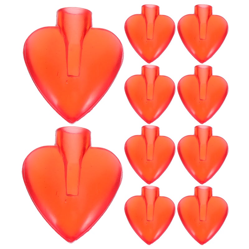 50PCS Heart Lamp Bead Covers for String Lights - Mini Lampshade Decorative Bulb Shade Fit 5mm - Ideal for Party Wedding Holiday Birthday - Image 1