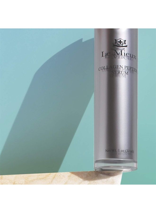 Le Mieux Collagen Peptide Serum - Concentrated, Creamy Anti Aging Face Serum with Skin Contouring Peptides & Moisturizing Hyaluronic Acid, No Parabens or Sulfates (1 oz / 30 ml) - Image 2