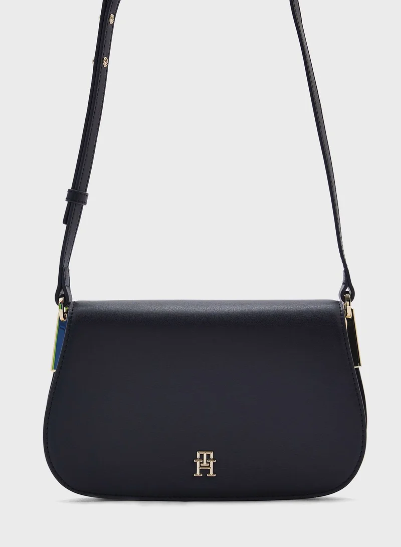 TOMMY HILFIGER Spring Flap Over Crossbody Bag