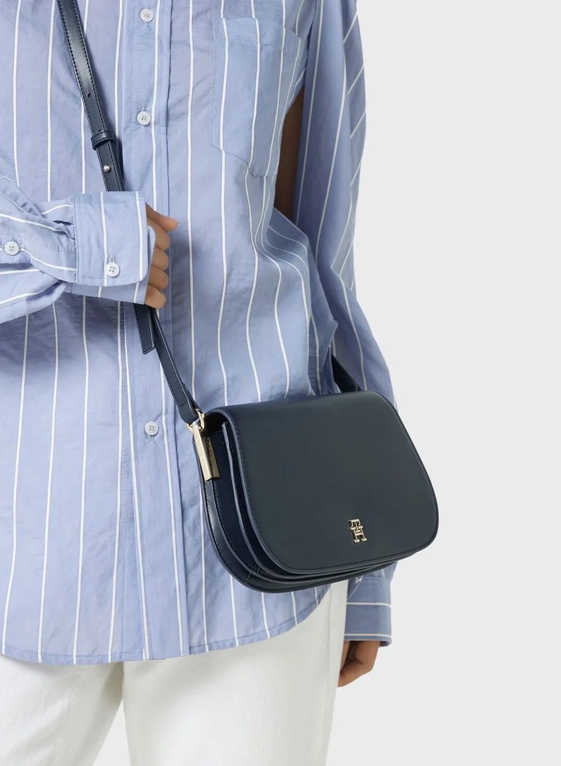 TOMMY HILFIGER Spring Flap Over Crossbody Bag