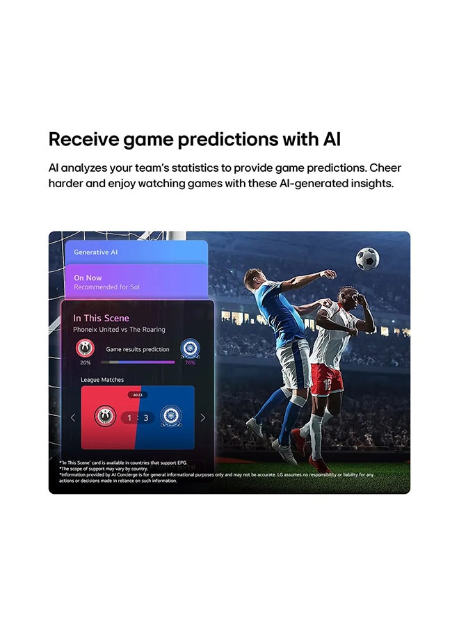 LG 65-inch Smart LED TV, 4K UHD resolution, α7 AI 4K Gen9 Processor, Magic Remote with Built-in Receiver 65NU840B6LA-AMAE Black - Image 5