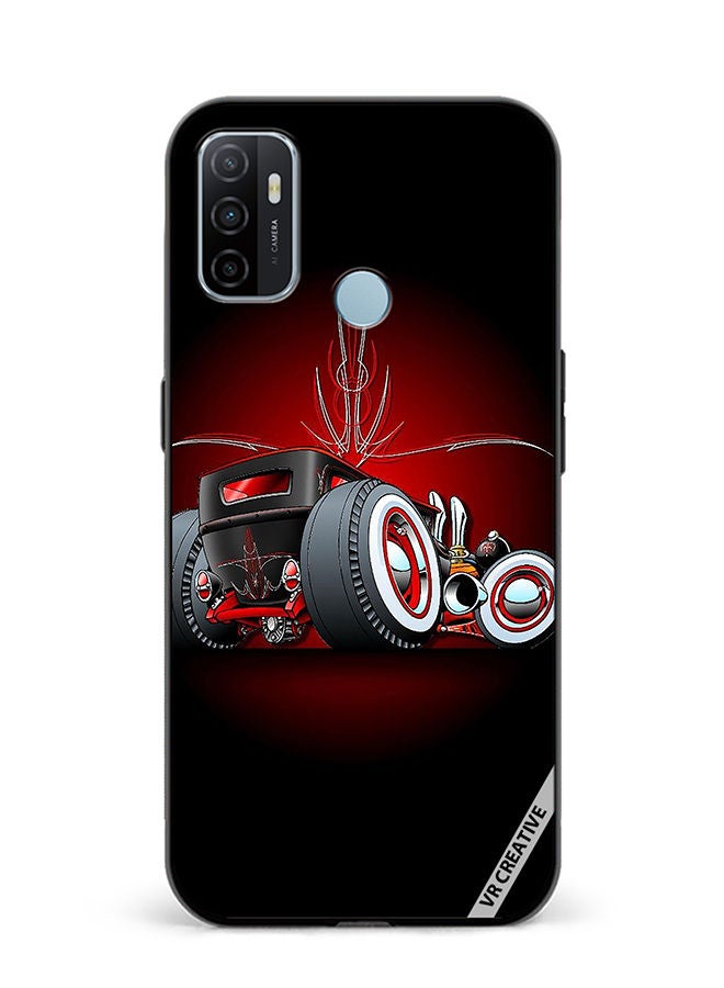 VR CREATIVE Protective Case Cover For Oppo A53 Car Design Multicolour - Image 1