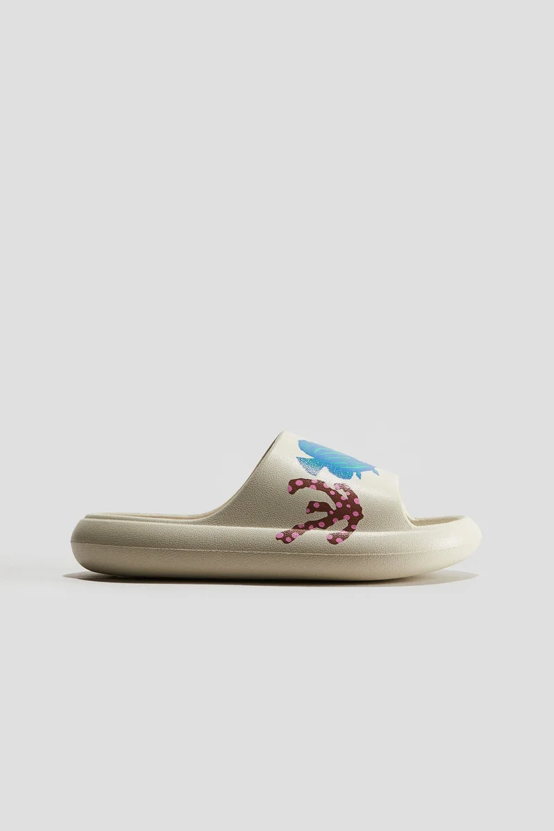 H&M Print-motif chunky pool shoes