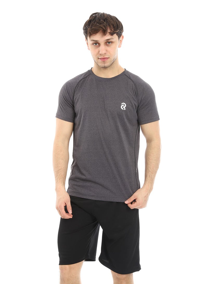 Caesar Mens Sport T-Shirt With Round Neck  - Image 1