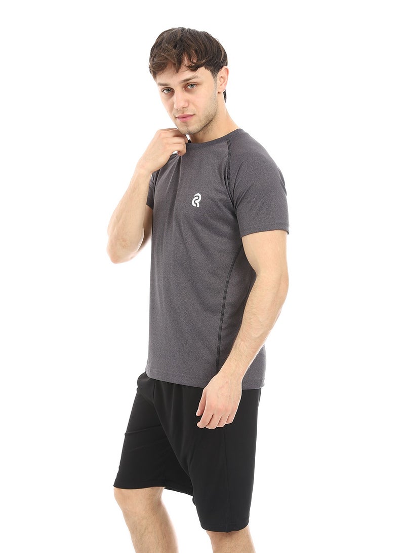 Caesar Mens Sport T-Shirt With Round Neck  - Image 2