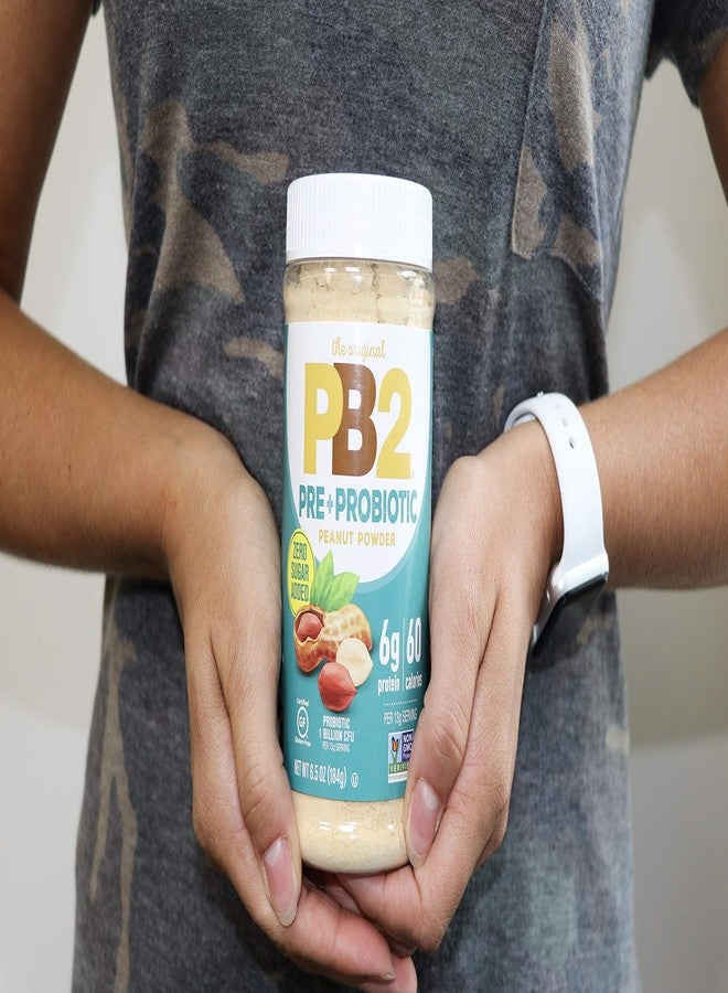 PB2 Peanut Butter Powder - No Sugar Added, Supplemented with Prebiotics + Probiotics, Gluten Free, Non-GMO [6.5 oz] - Image 5