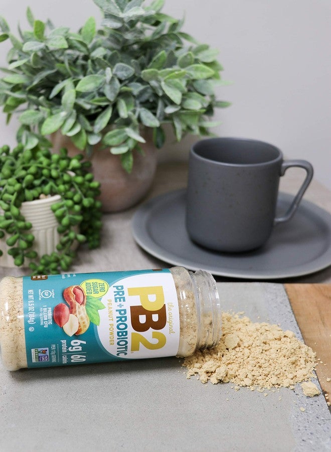 PB2 Peanut Butter Powder - No Sugar Added, Supplemented with Prebiotics + Probiotics, Gluten Free, Non-GMO [6.5 oz] - Image 3
