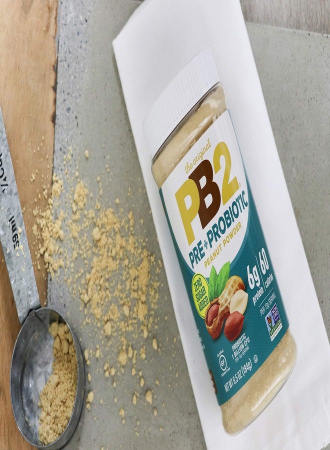 PB2 Peanut Butter Powder - No Sugar Added, Supplemented with Prebiotics + Probiotics, Gluten Free, Non-GMO [6.5 oz] - Image 4