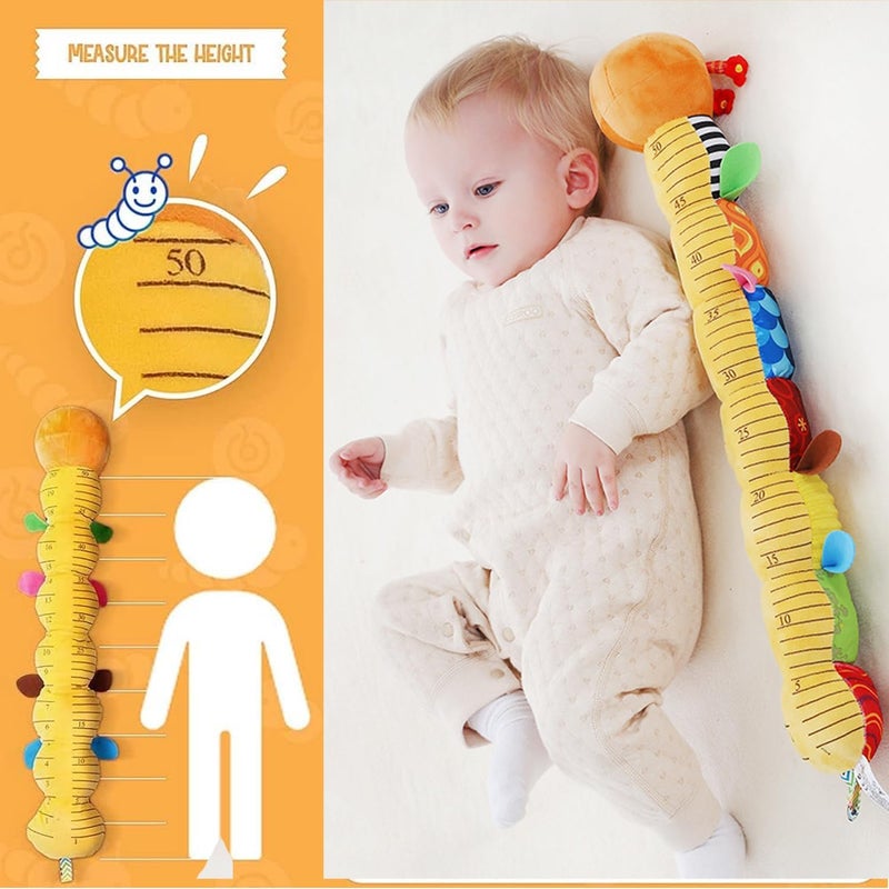 Jjojcll Infant Baby Musical Caterpillar Plush Toy with Multi-Sensory Features for Newborns - Image 2