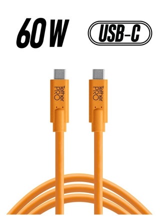 TetherPro USB-C to USB-C Cable | for Power Delivery, Fast Transfer and Connection Between Camera and Computer | High-Visibility Orange | 10 Feet (3 m) - pzsku/Z19946DC91EE79E909682Z/45/_/1738234074/427a4117-4c45-4496-8391-ae80c4f659d7