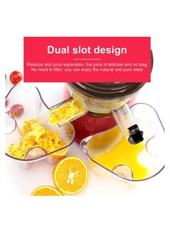 NNEWVANTE Slow Juicer Masticating Juicer Machine, Juicer, Slow Chewing Juicer, Cold Pressed Juicer are Easy to Clean, Juicer Has High Yield, High Dry Pulp, Opposite Function  - Image 4