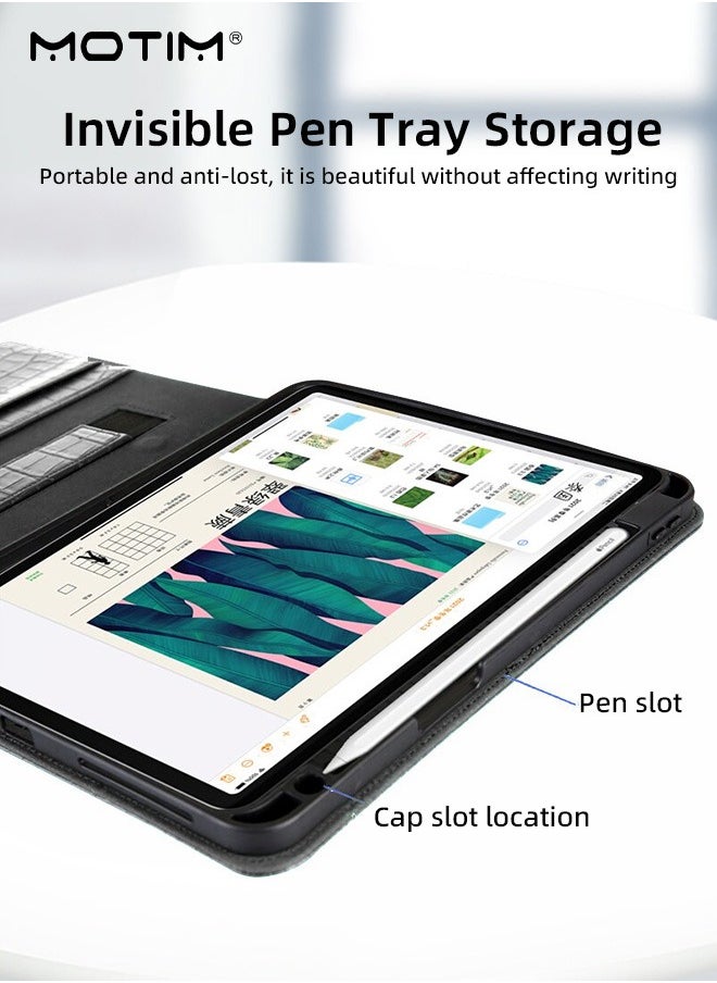 iPad Pro 11" Leather Tablet Sleeve Bag/Handbag (2nd/3rd/4th Gen Air4/Air5), Handle Carrying Case with Shoulder Strap,  iPad Pro 11'' Protective Case Cover, 2 IN 1