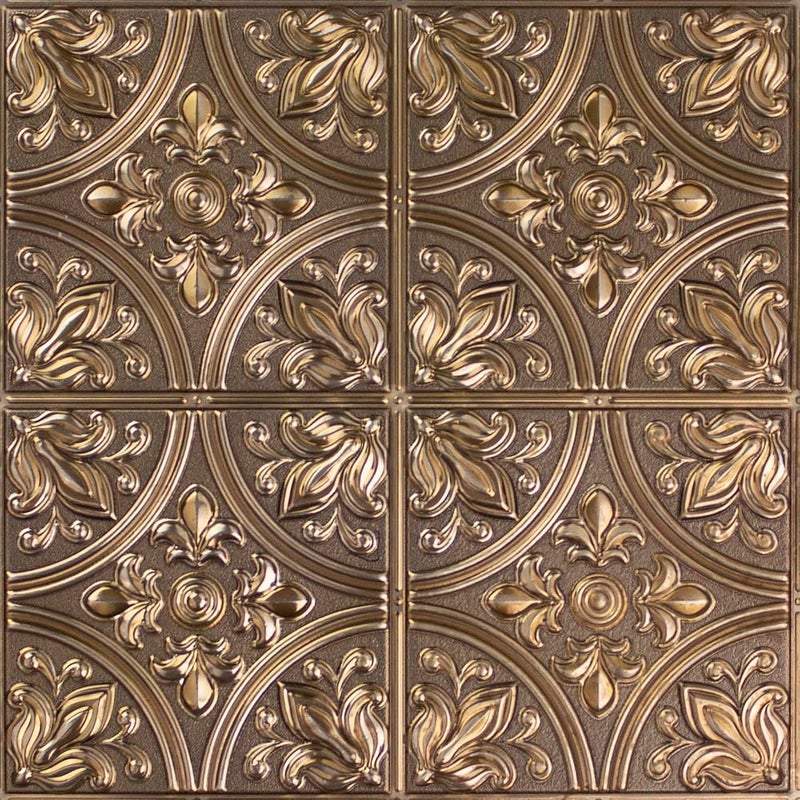 RoomMates TIL4873FLT StickTiles Copper Tin Peel and Stick Tile Backsplash - Image 2