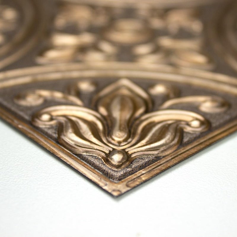 RoomMates TIL4873FLT StickTiles Copper Tin Peel and Stick Tile Backsplash - Image 4