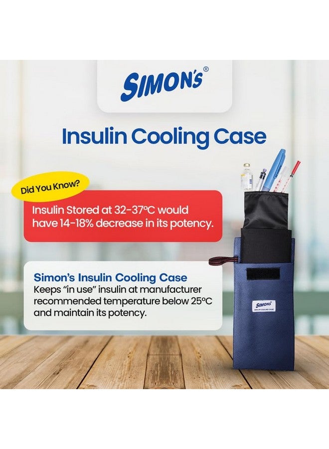 Simon's Insulin cooling case for diabetes patients, keep insulin cool travel pouch (Color : Brown) - Image 4