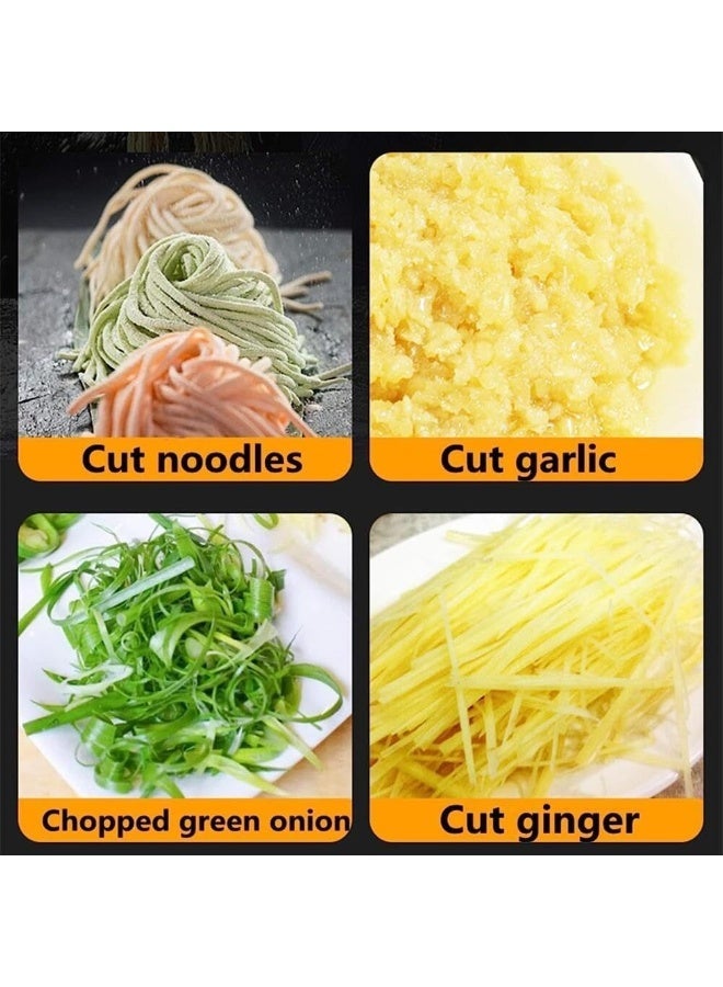 ECVV Noodle Cutter roller | Stainless Steel Noodle Maker Noodle Maker Noodles Press Machine Dough Cutter Noodle Cutter, Kitchen Cooking Tool - Image 4