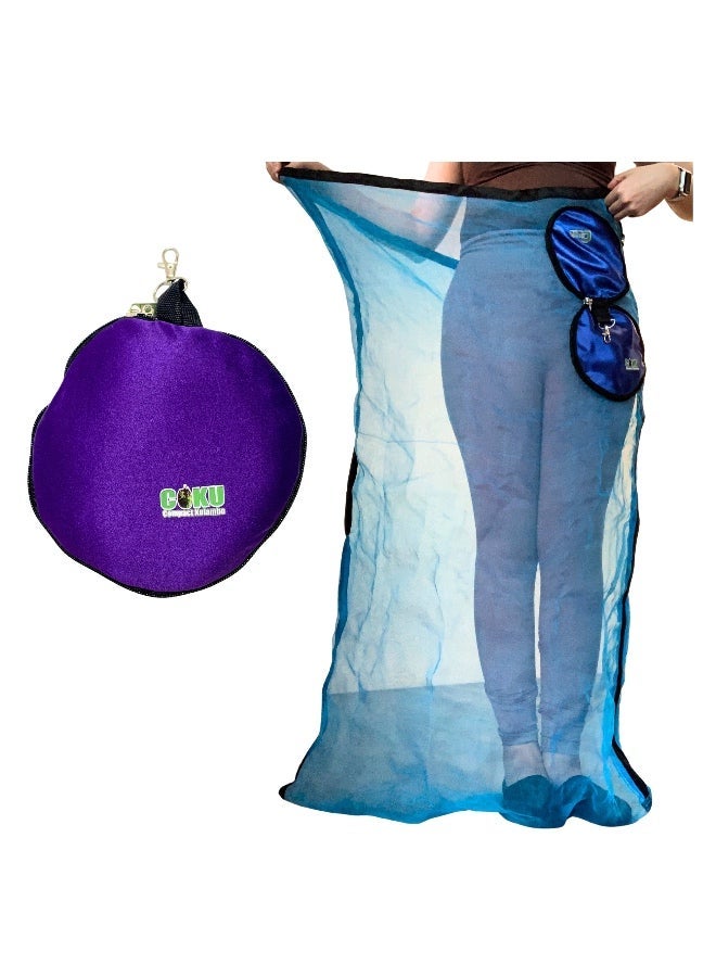 coku Compact Medium Kulambo Mosquito Net – Foldable, Portable, Easy Setup Insect Protection, Waist Length - Proudly Made in the Philippines - Image 1
