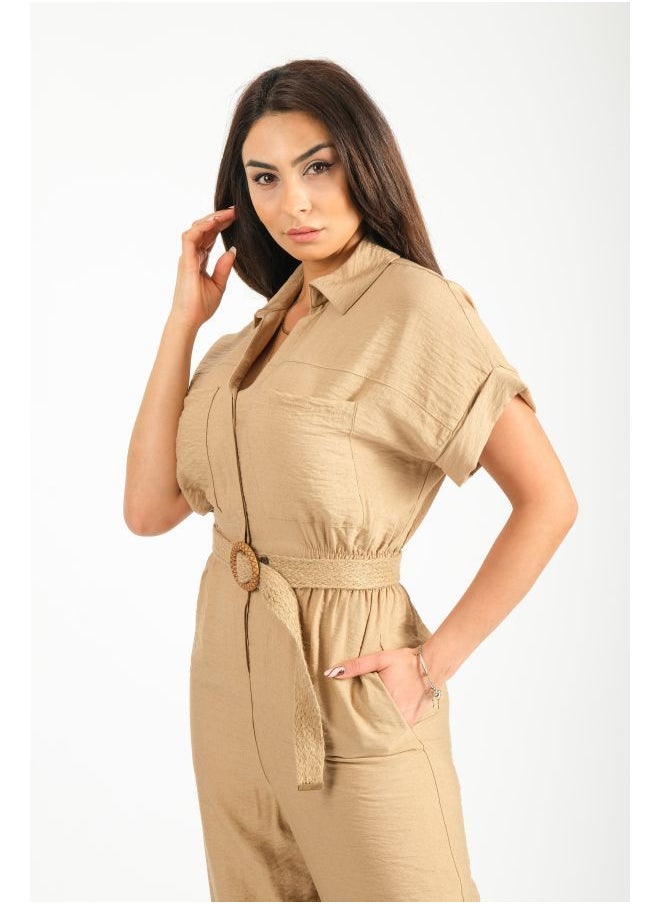 LONDONELLA - Casual Solid Jumpsuitatte - 100103 - Image 1