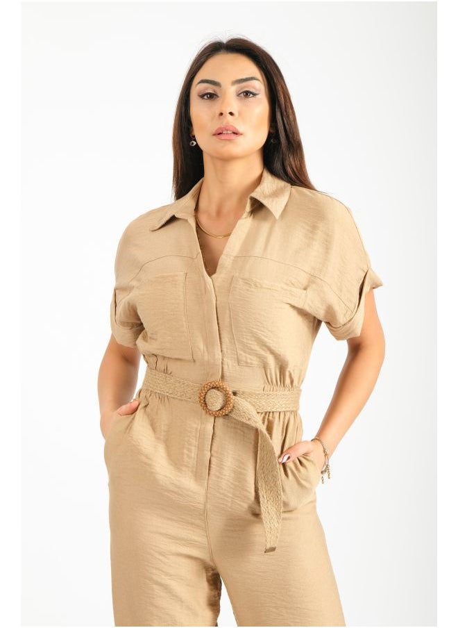 LONDONELLA - Casual Solid Jumpsuitatte - 100103 - Image 1