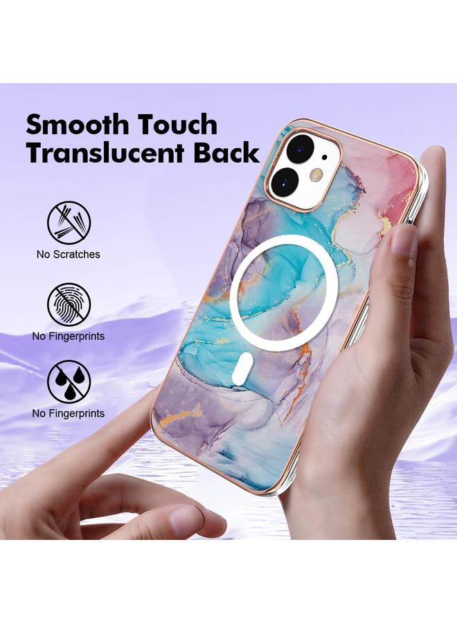 Zaboon Case For iPhone 12 / 12 Pro Marble Pattern Dual-side IMD Magsafe TPU Phone Case - Image 5