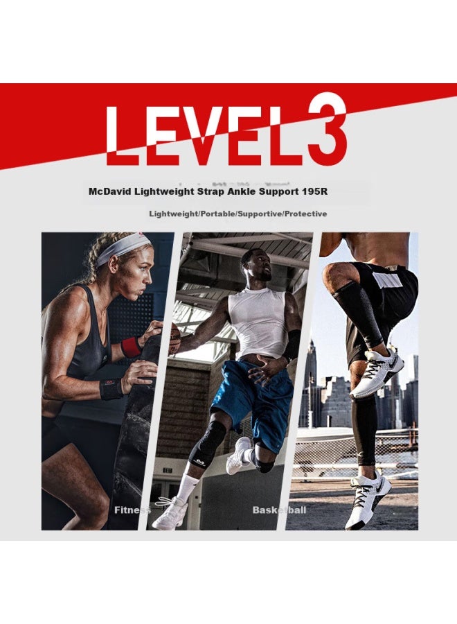 Mcdavid 195 Ankle Support Brace For Ankle Spra , Basketball, Fitness, Men And Women, Black, Size S - Image 3