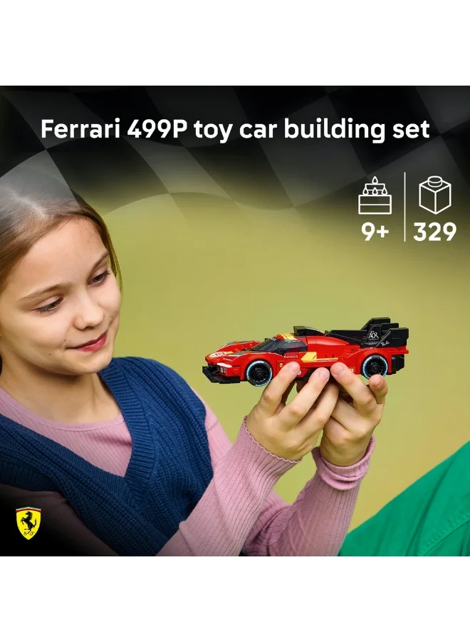 Lego Speed Champions Ferrari 499P Ferrari Toy Car 77261 (Age 9+, 329 Pieces)
