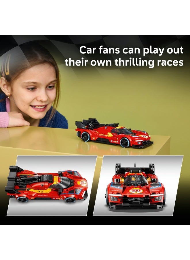 LEGO Speed Champions Ferrari 499P Ferrari Toy Car 77261 (Age 9+, 329 Pieces) - Image 3