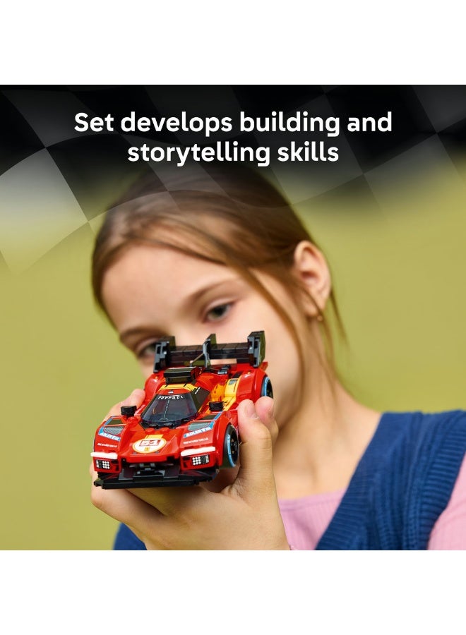 LEGO Speed Champions Ferrari 499P Ferrari Toy Car 77261 (Age 9+, 329 Pieces) - Image 4