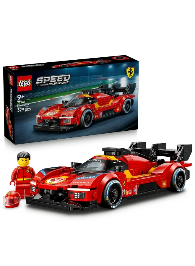 Lego Speed Champions Ferrari 499P Ferrari Toy Car 77261 (Age 9+, 329 Pieces)