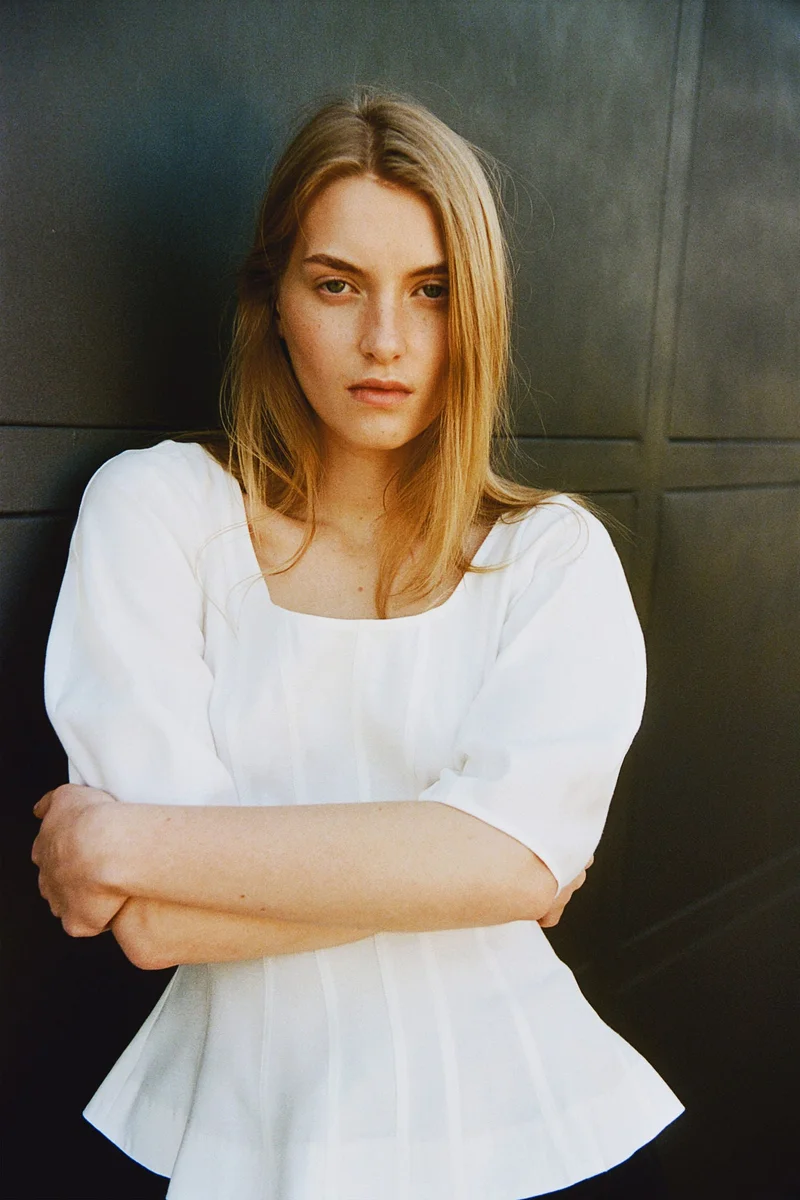 H&M Scoop-neck blouse