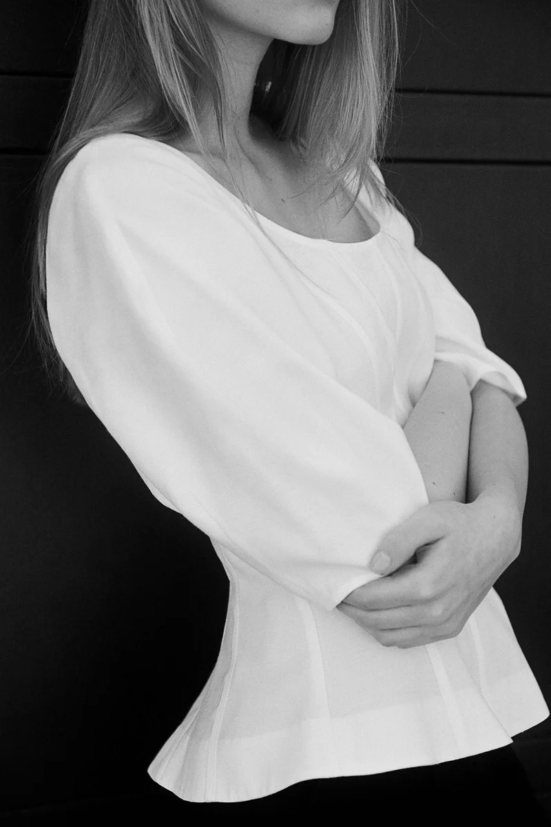 H&M Scoop-neck blouse