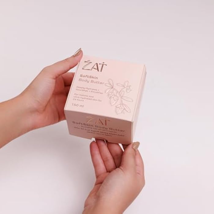 ZAT SoftSkin Body Butter, 24-Hour Moisturising, All Skin Types | 150 ML | Step 3 After Shaving |ultra-hydrated skin for 24 hours - Image 2