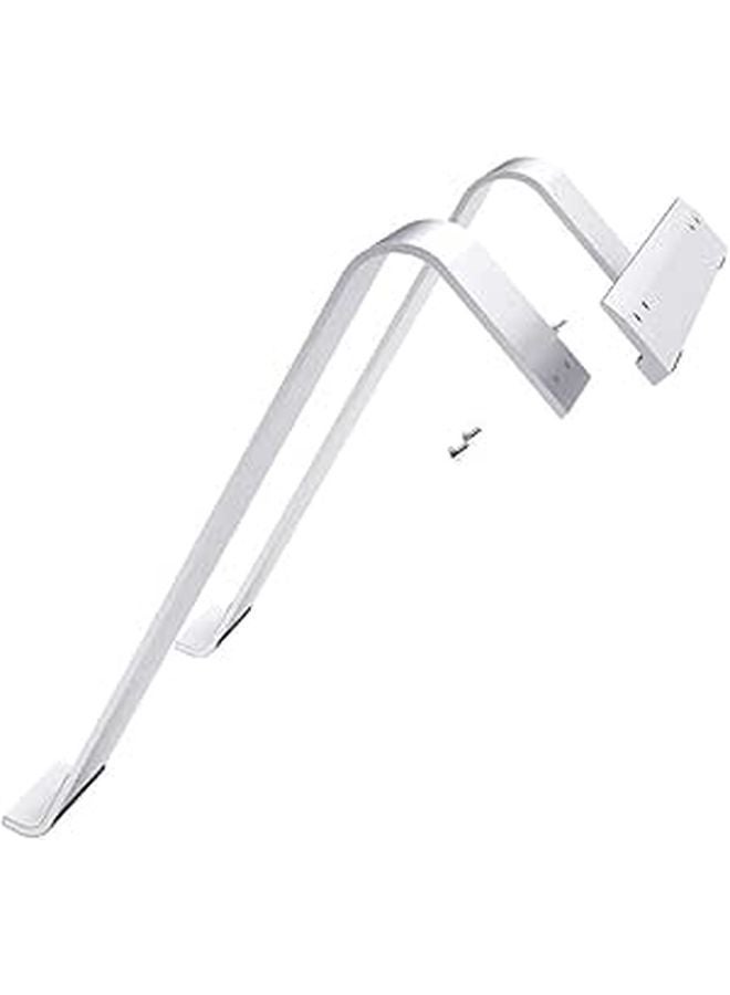 Aluminum Alloy Laptop Stand Portable Ergonomic Riser with Non Slip Base Silver Finish - Image 1