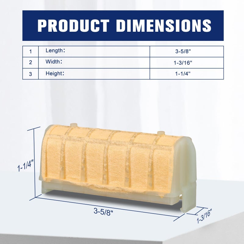 Powtol MS250 Air Filter for Stihl MS 250 025 021 023 MS210 MS230 MS250 Chainsaw Part Repalce 1123 120 1613, 1123 120 1612, Pack of 2 with Spark Plug - Image 5