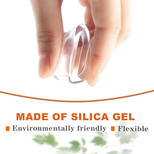 Zollyss Baby Proofing Edge & Corner Guards, 12 Pack, 5mm Silica Gel Cushion, L-Shaped Furniture Protectors, 4 cm x 1.5 cm, Clear - Image 2