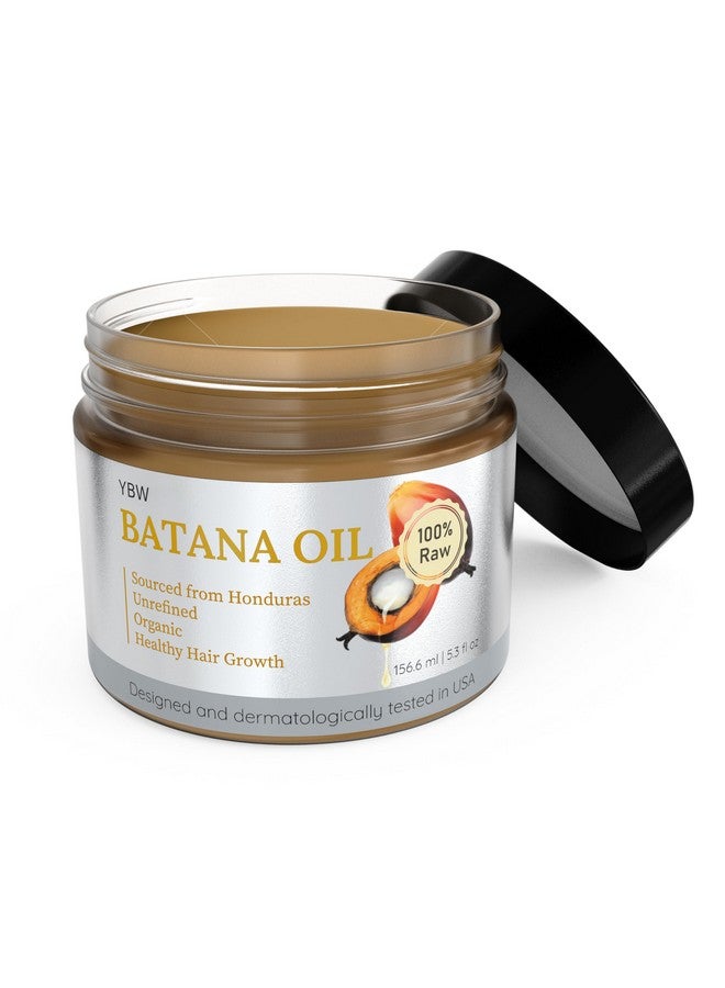 Dr. Sebi 100% Natural, Unrefined And Organic Batana Oil From Honduras For Hair Growth - Enhances Hair Thickness, Prevents Loss For Men & Women