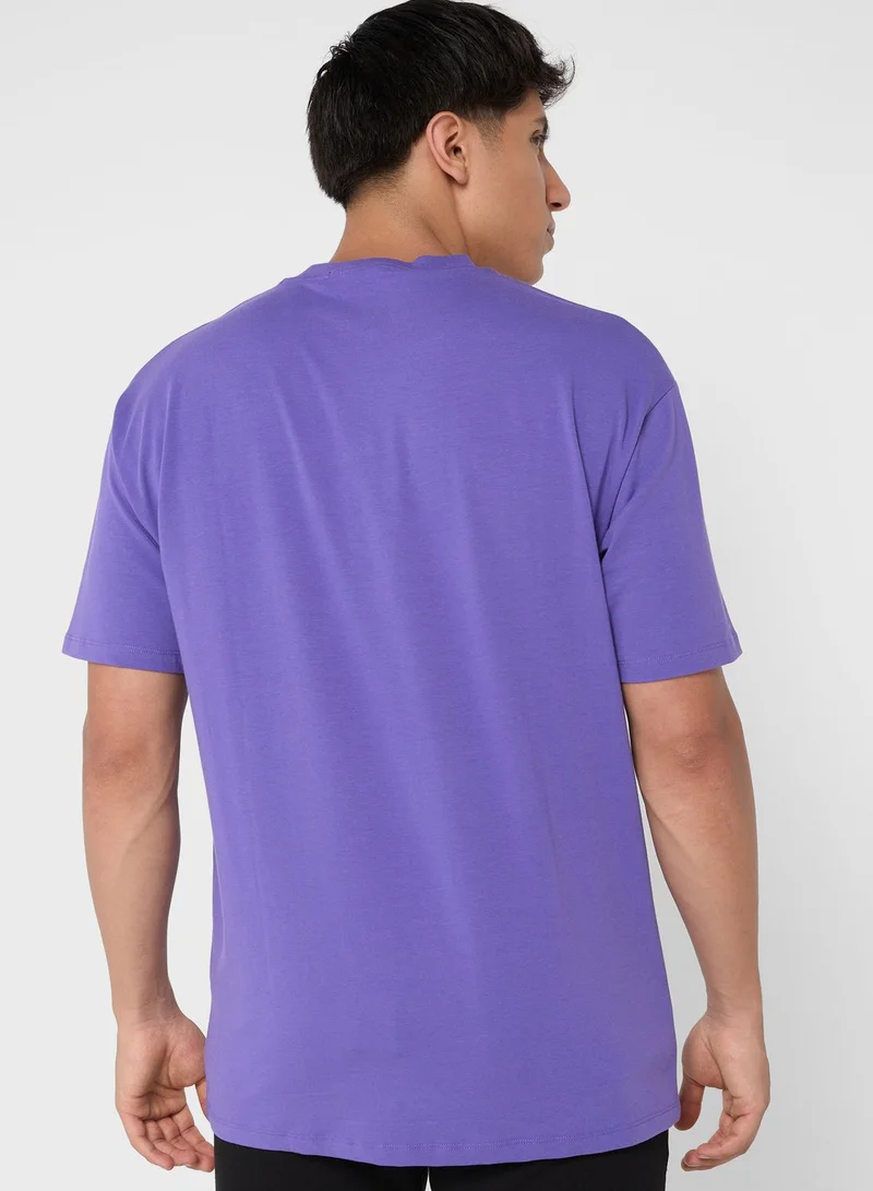 Karl Lagerfeld Logo Crew Neck T-Shirt