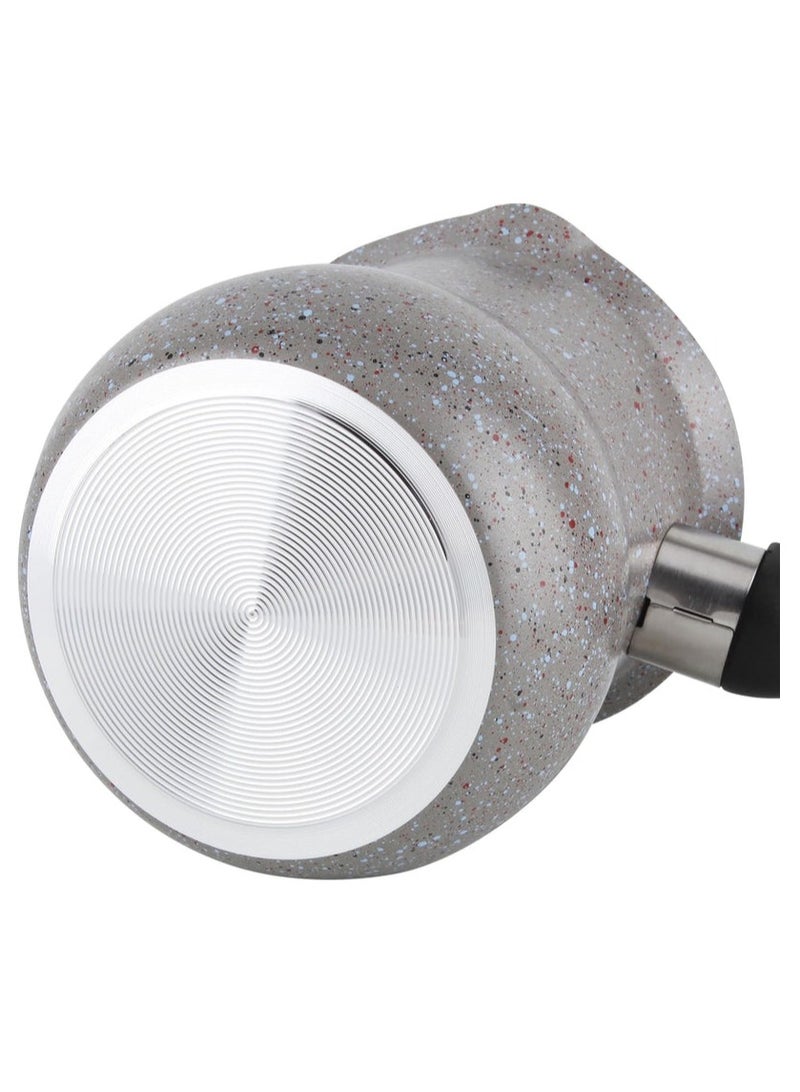 ويلسون سخان قهوة ويلسون 9 سم على شكل بطن، رمادي رخامي - Image 2