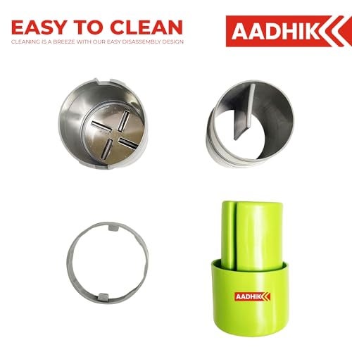 AADHIK Dry Fruit Cutter, Slicer, Grinder, Chocolate, Nut Cutter and Butter Slicer with 3 in 1 Blade for Almonds, Cashews - Image 5