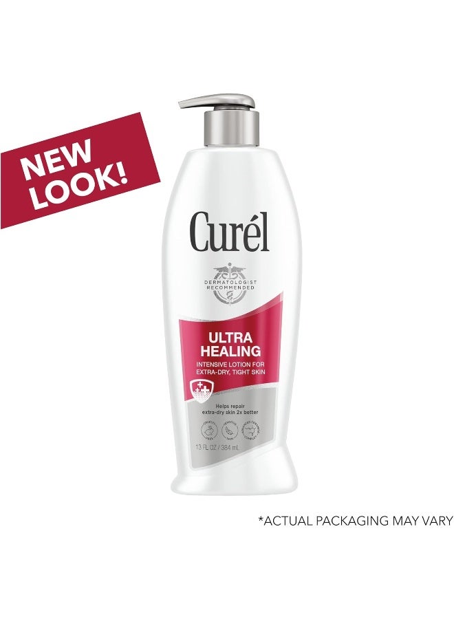 Curel Ultra Healing Body Lotion, Moisturizer for Extra Dry Skin, Body and Hand Lotion with Advanced Ceramide Complex and Hydrating Agents, for Tight Skin, 13 Ounces - Image 3